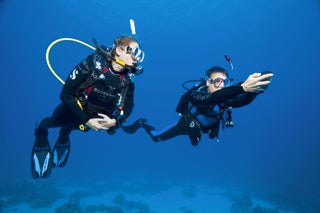 Couple Scuba Diving