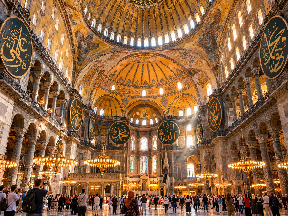Istanbul: Hagia Sophia, Blue Mosque & Cistern Guided Tour - photo