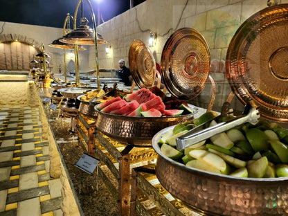 Dubai Caravanserai 5-Star Buffet Dinner, Desert Safari, Dune Bashing, Camel Riding, & Entertainment With Private Car