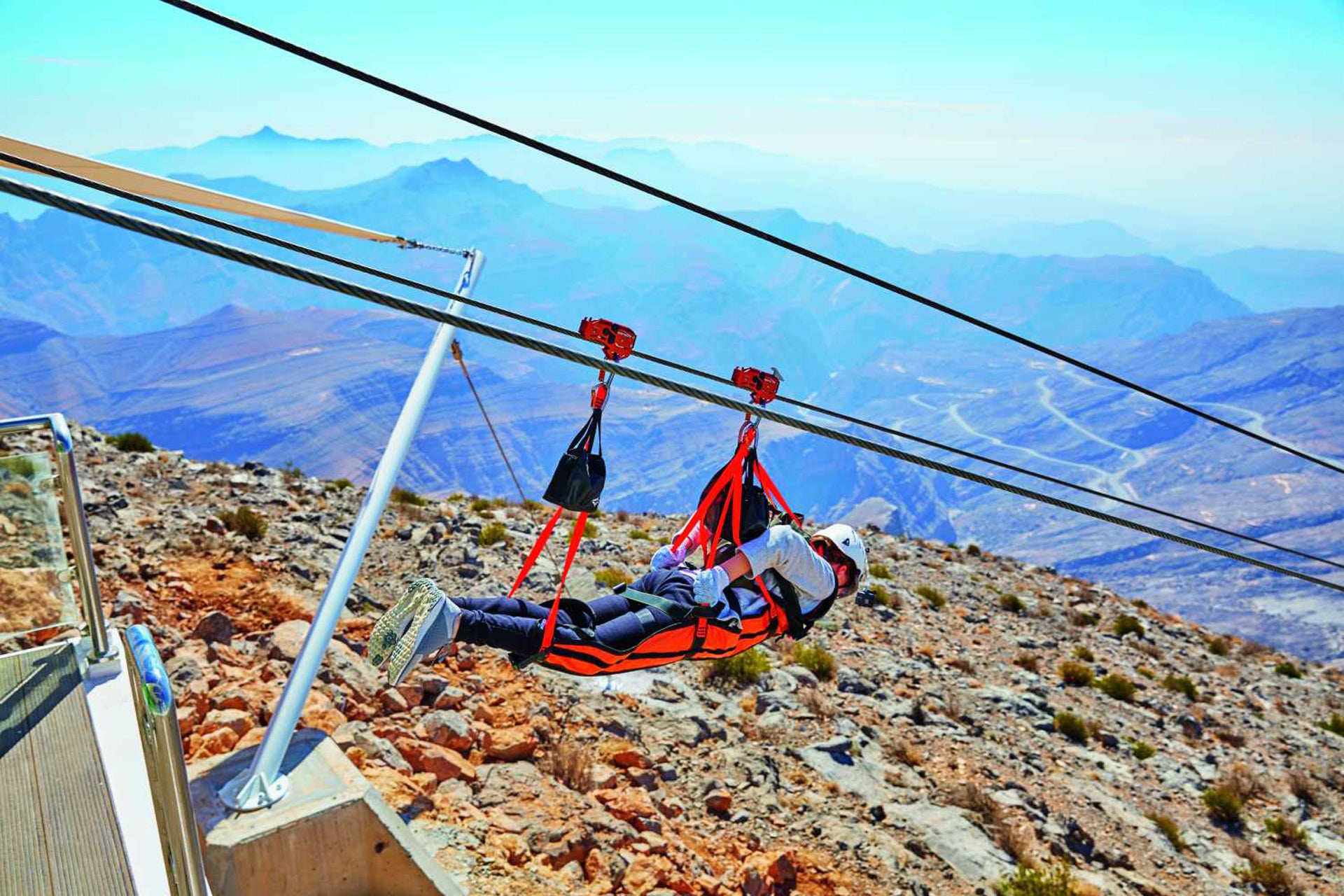 Jebel Jais zipline World's Longest zipline Experience from Dubai