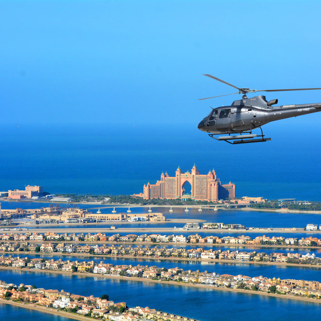 Helicopter tour over Dubai Palm Jumeirah