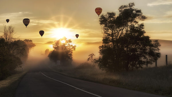 Hot Air Balloon Sunrise Flight