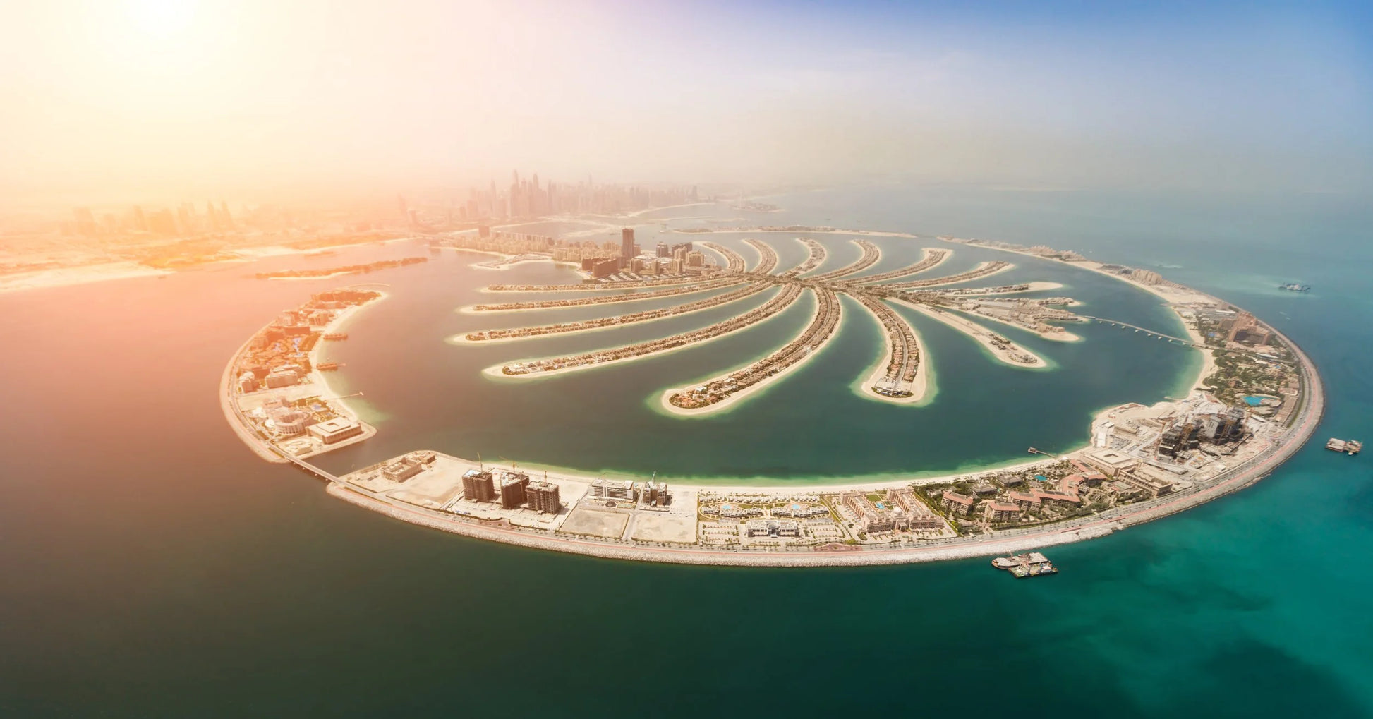 Iconic Palm Jumeirah in Dubai