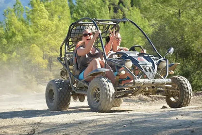 Kombinationstur med flodrafting og buggy-safari med transport fra Kemer