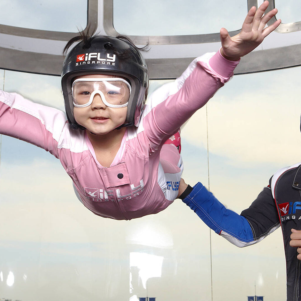 Kid in IFly Indoor Skydive Dubai
