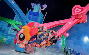 Mojo Jojo's Robot Rampage-forlystelse i IMG Worlds