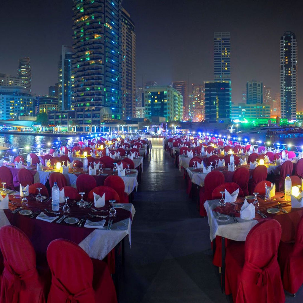 Dinner Buffet in Dubai Dhow Cruise
