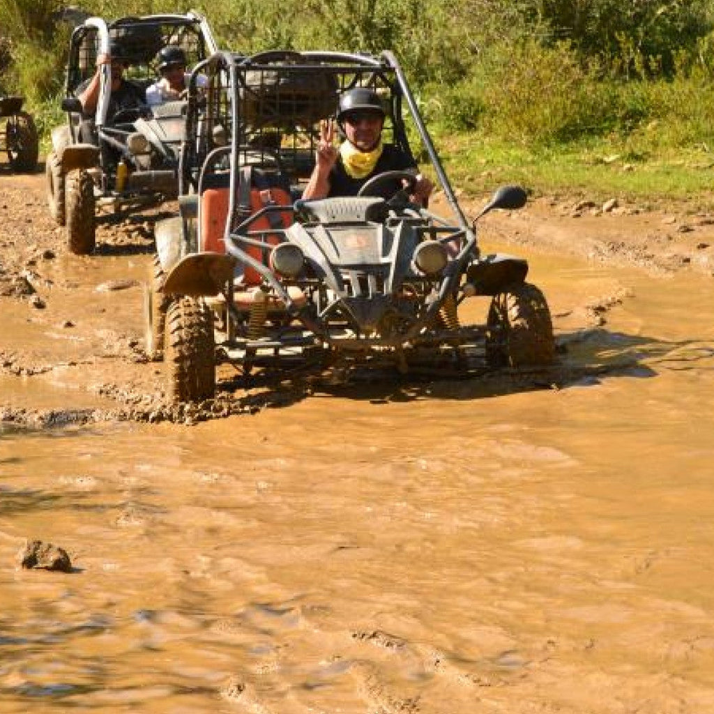 Kombinationstur med flodrafting og buggy-safari med transport fra Kemer