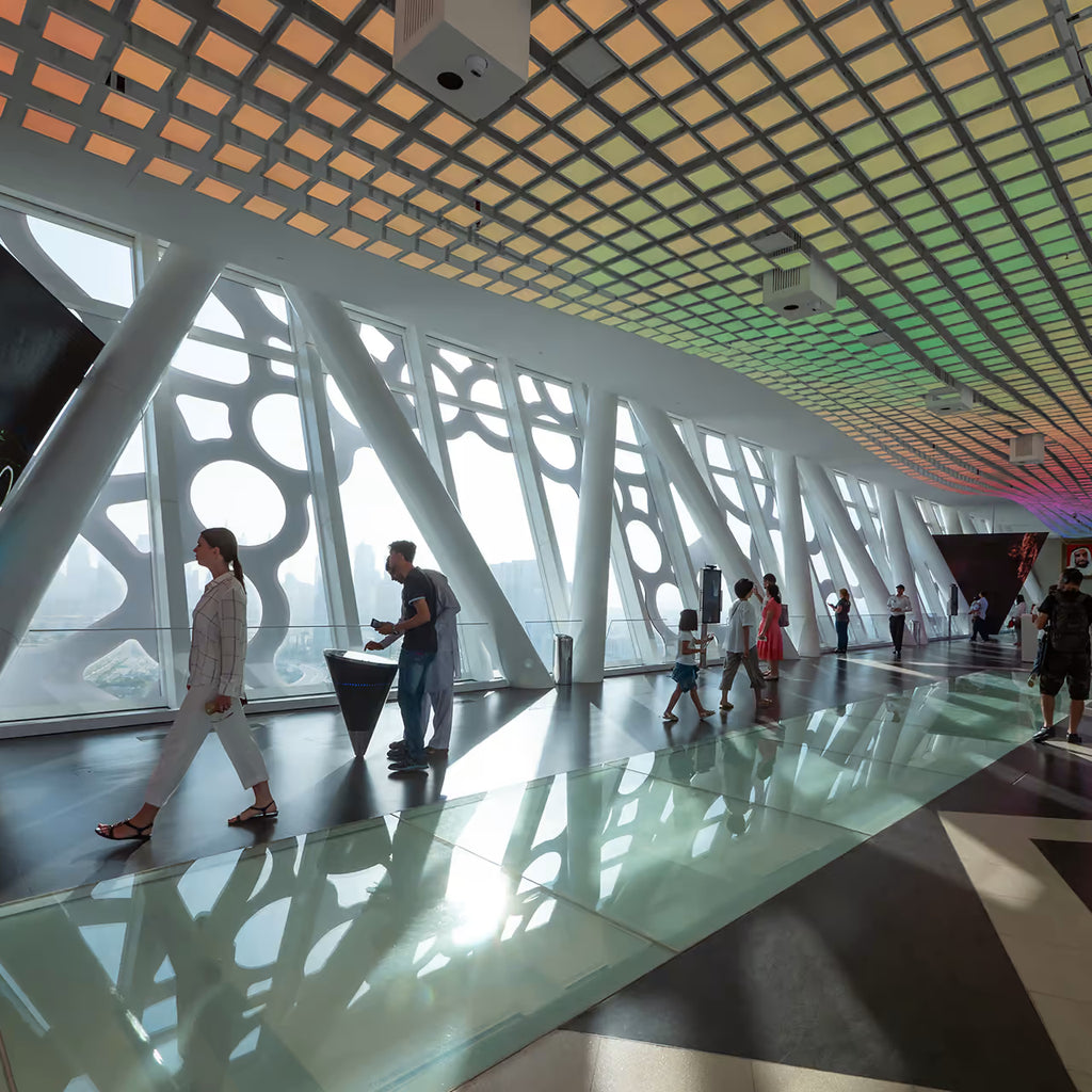 interior of the Dubai Frame