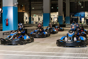 Indendørs elektrisk gokartbane