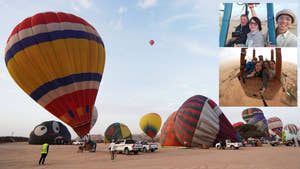 Lot balonem w AlUla