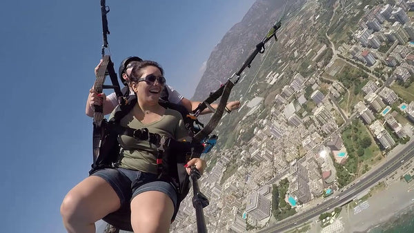 Girl Paragliding