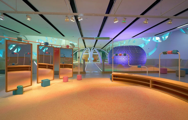 Interior of the Museum of the Future in Dubai