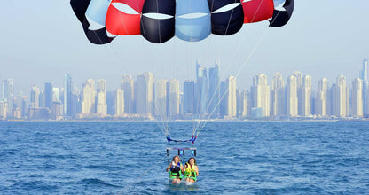 Girls Parasailing 