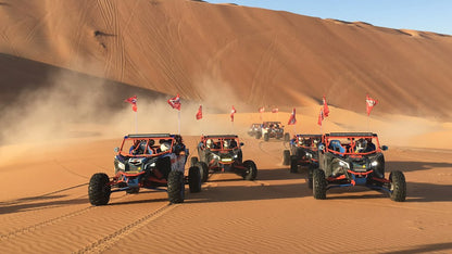 Дубайский 4-местный багги для дюн, сафари по пустыне, катание на верблюдах, сэндбординг, развлекательная программа, ужин-барбекю на личном автомобиле