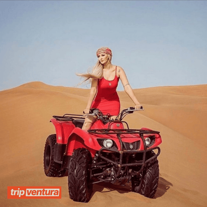 Quad biking in the Desert safari