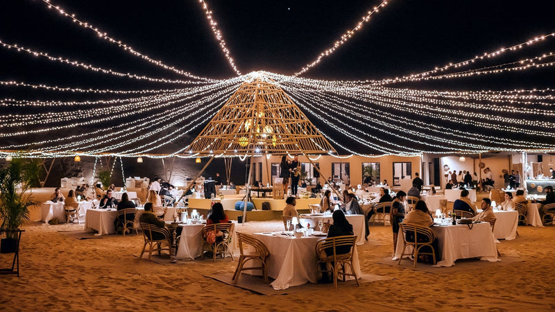 Luxury desert dining and experience venue located in the Dubai Desert