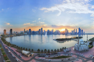 Panoramic view of Sharjah