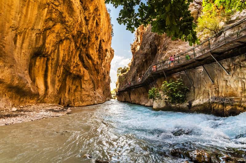 Tur til Fethiye Saklikent Nationalpark med åben frokostbuffet og tur/retur-transport