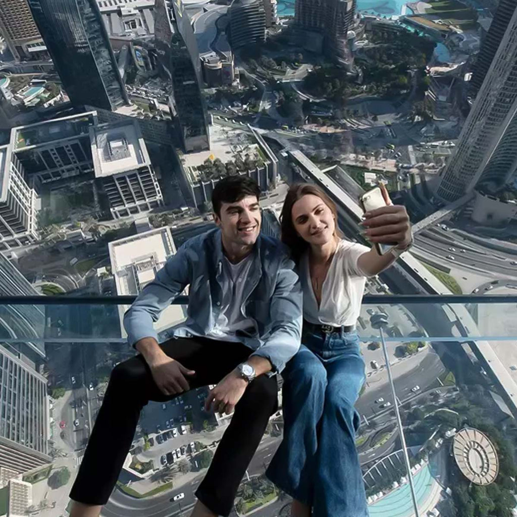 Couple taking selfie 