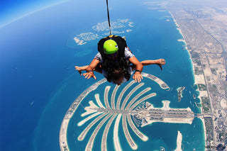 Tandem skydive over the iconic Palm Jumeirah in Dubai