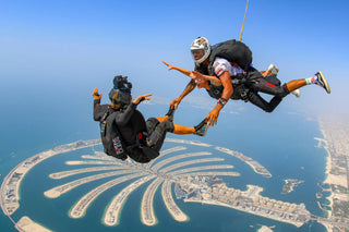 Tandem skydive over the iconic Palm Jumeirah in Dubai