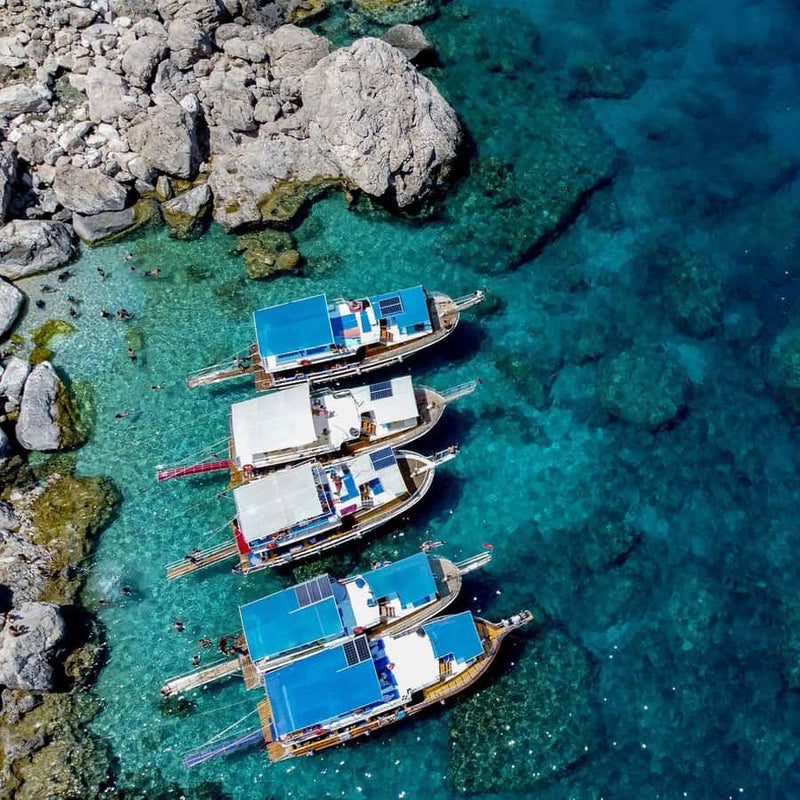 Suluada Boat Tour with BBQ Lunch & Transfer from Antalya
