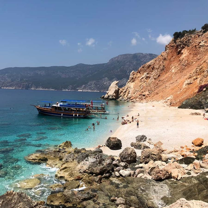 Suluada Boat Tour with BBQ Lunch & Transfer from Antalya