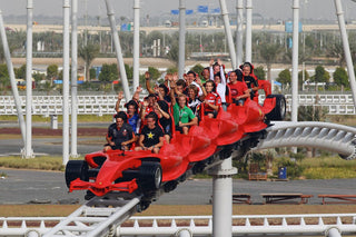 Rollar Coaster at Ferrari World