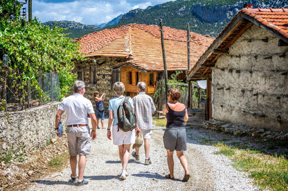 People roaming in Ormana Village 