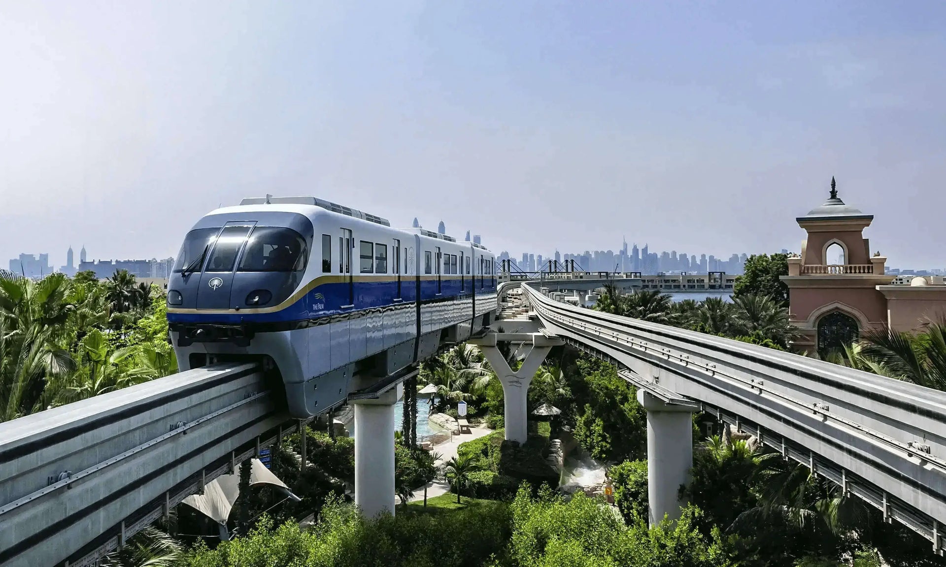 Palm Monorail in Dubai, United Arab Emirates