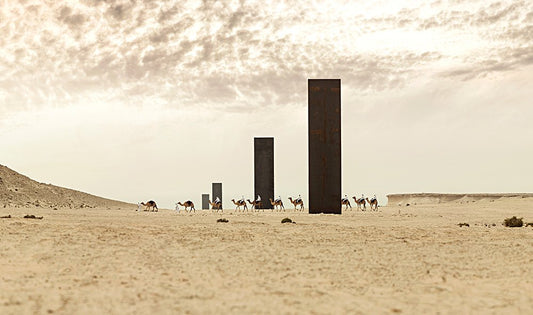 Zekreet & Richard Serra Sculptures with Guide